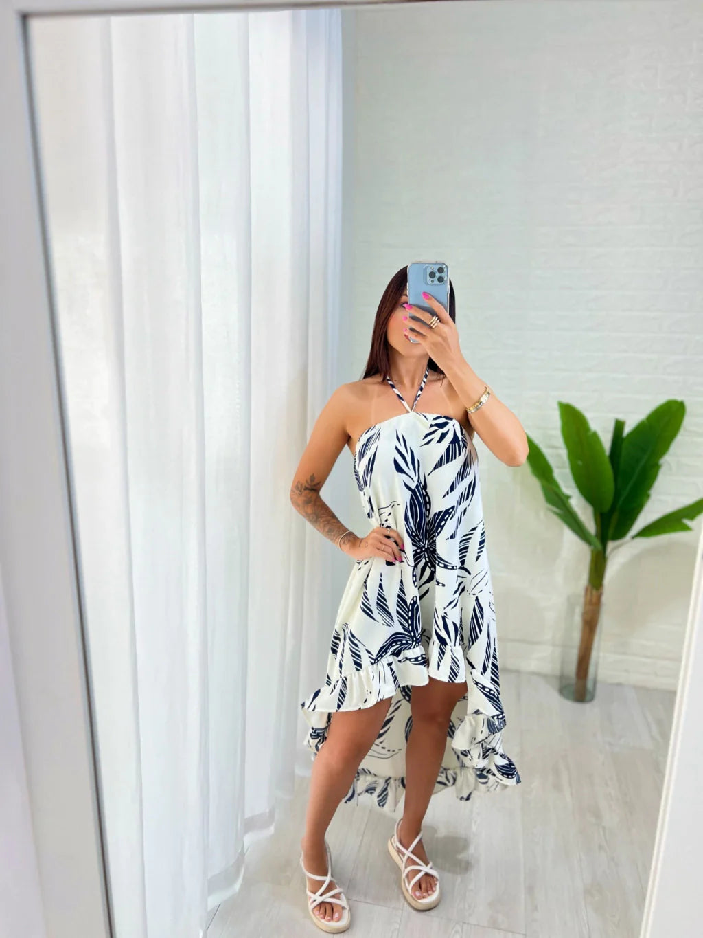 Vestido Bata Babado