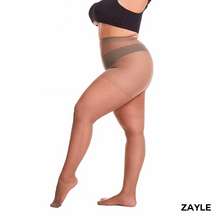 Meia Calça Plus Size Opaca 20D - Harper