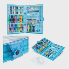 Maleta de Pintura com 150 Peças +Brinde Desenhos para colorir