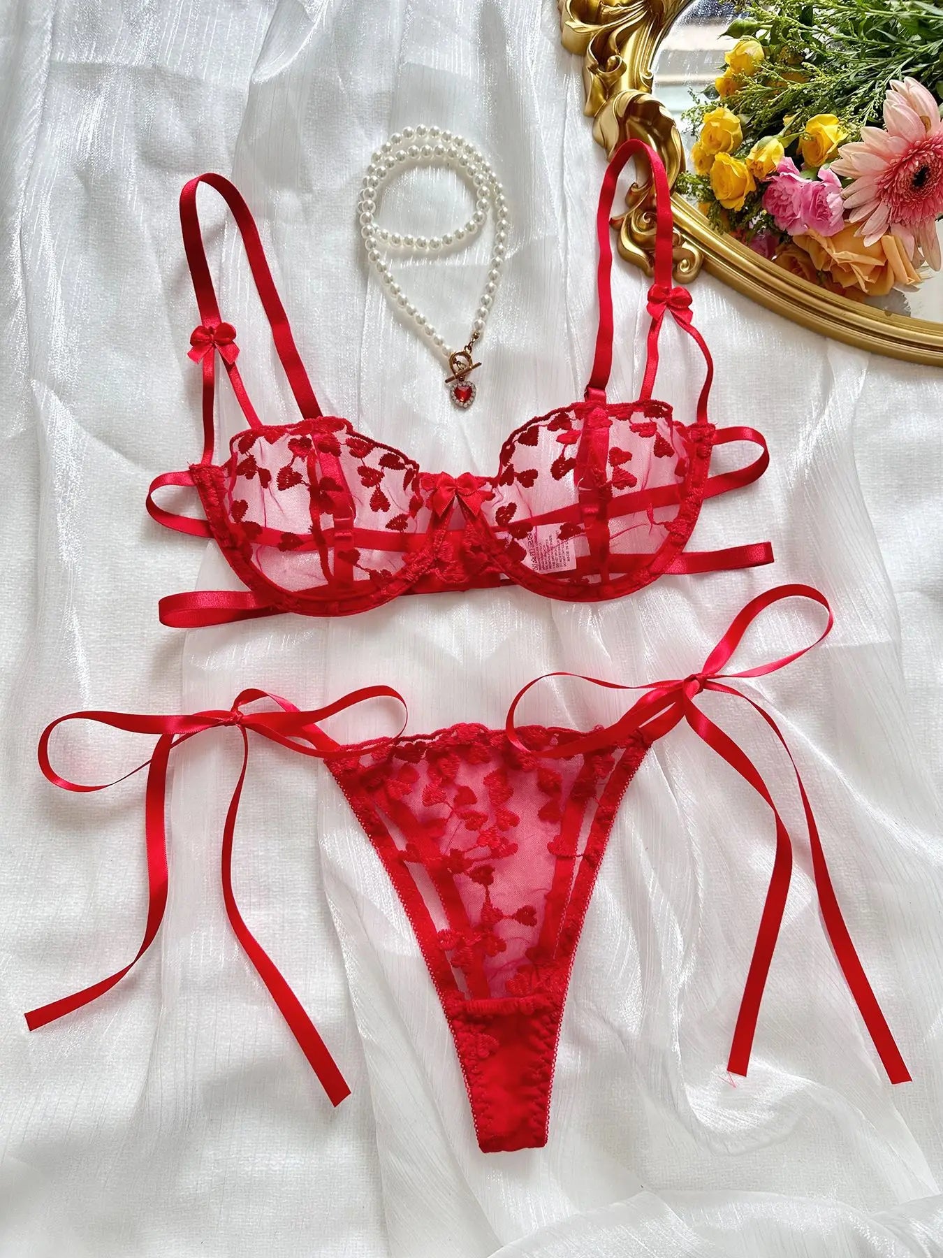 Lingerie Coração Mina