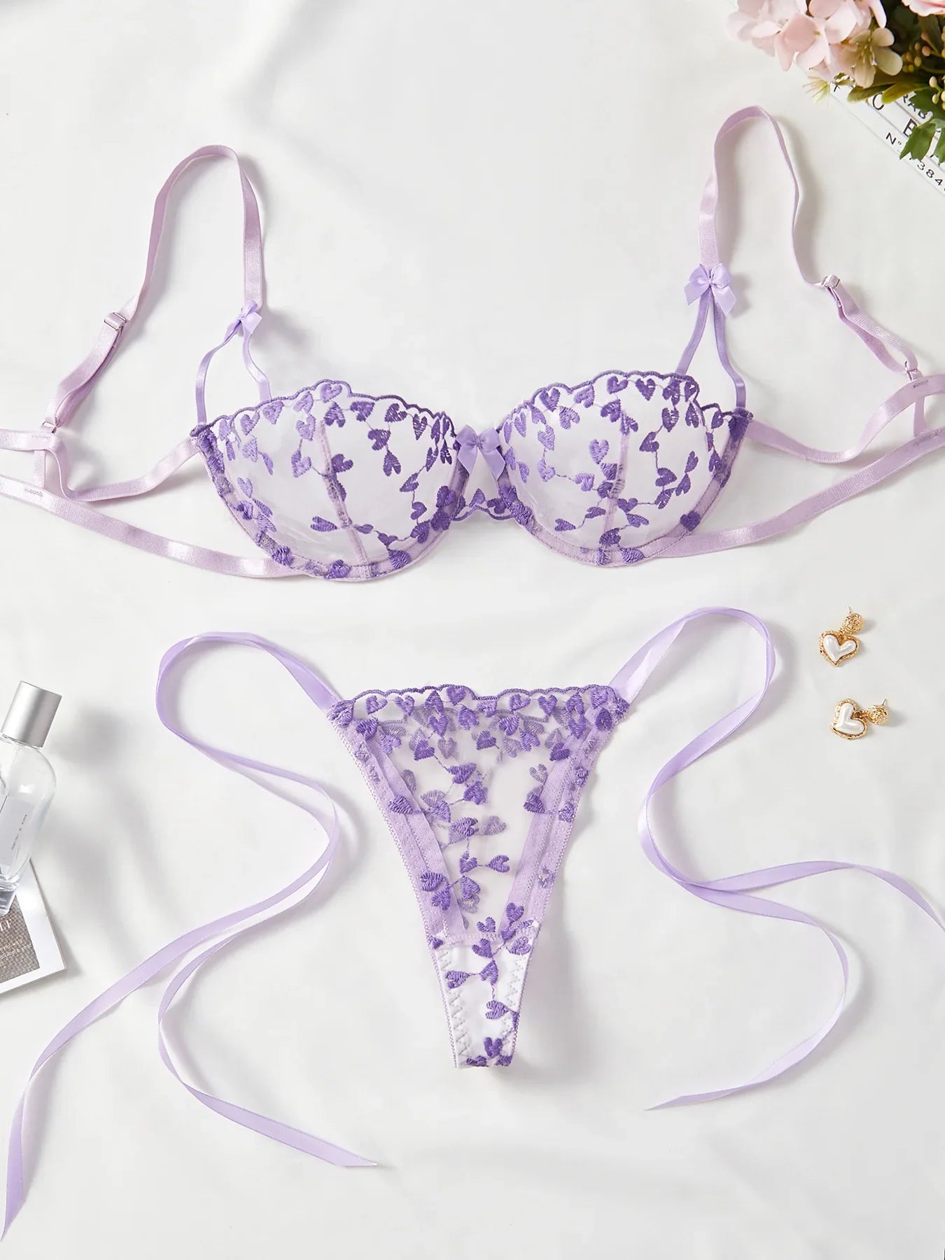 Lingerie Coração Mina