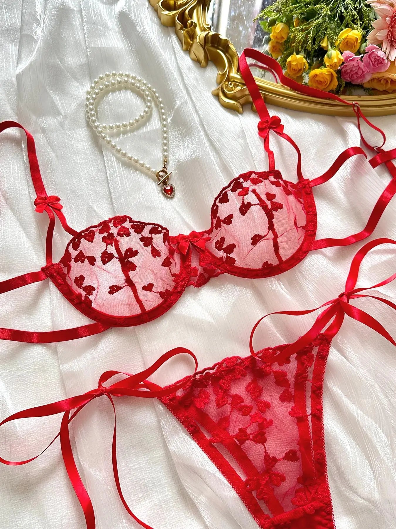 Lingerie Coração Mina