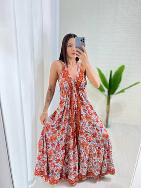 Vestido Longo Indiano