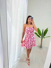 Vestido Chiffon Floral